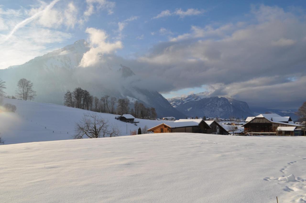 Ruhe Pur Daire Aeschi Bei Spiez Dış mekan fotoğraf